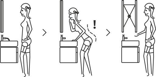 Ergonomia lustra